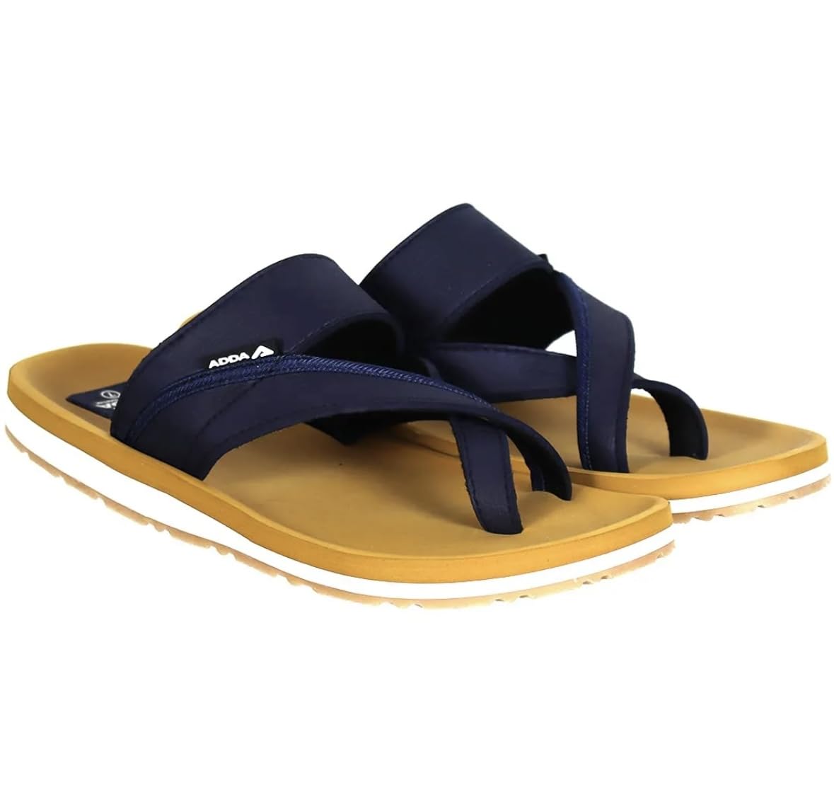 ADDA (LABEL) AIR || Durable & Comfortable || EVA Sole || Durable & Lightweight || Fashionable || Super Soft || Outdoor Slipper || Flip-flop for Men (DK.BEIGE/NAVY, UK Footwear Size System, Adult, Men, Numeric, Medium, 9) (B0DB232XM6) Amazon Price History, Amazon Price Tracker