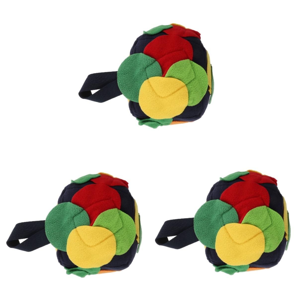 Amosfun 3stücke Interaktiver Schnüffelball Für Hunde Futterleckmatte Für Nasenarbeit Multifunktionales Spielzeug Zur Futterverteilung Fördert Langsames Fressen Und Beschäftigung