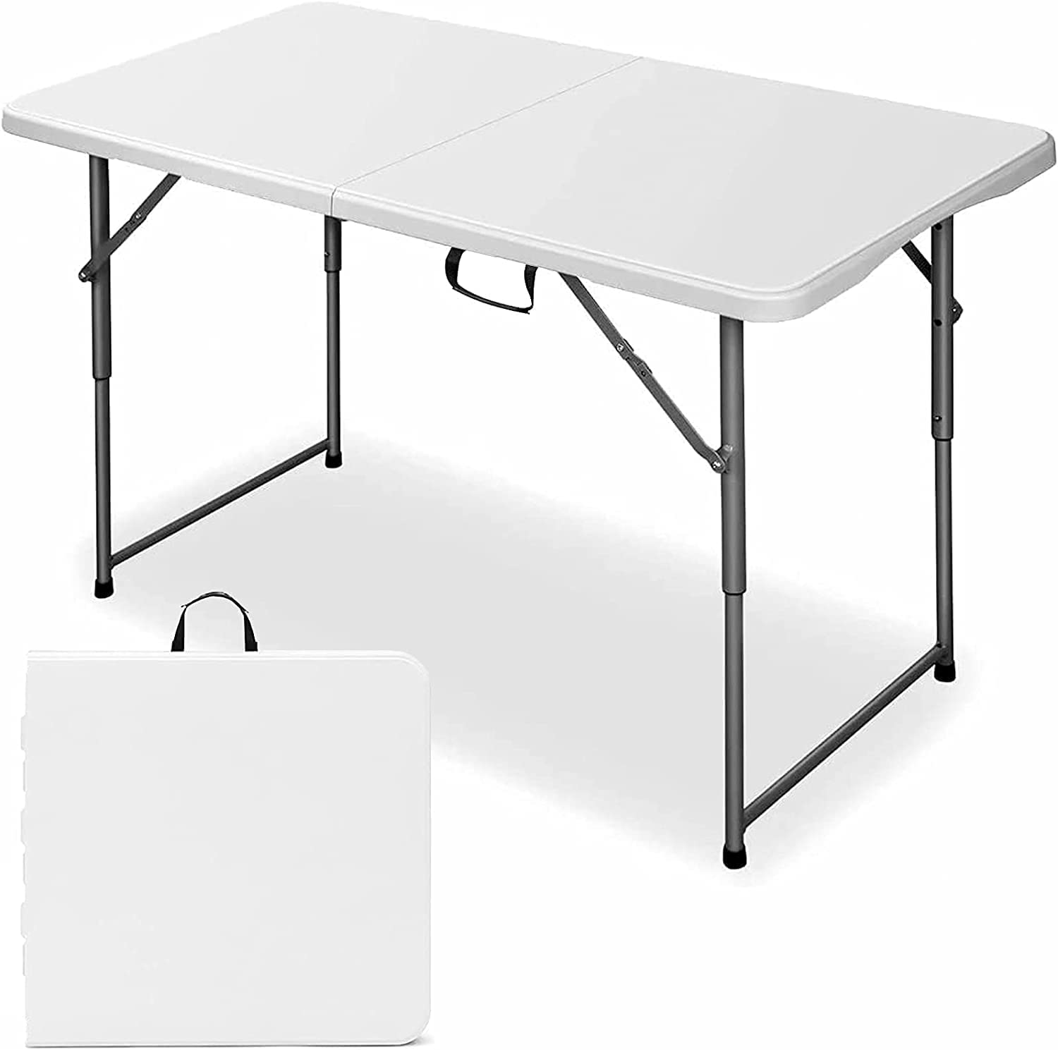 Edtian Folding 4FT Small Portable & Foldable for Indoor & Outdoor