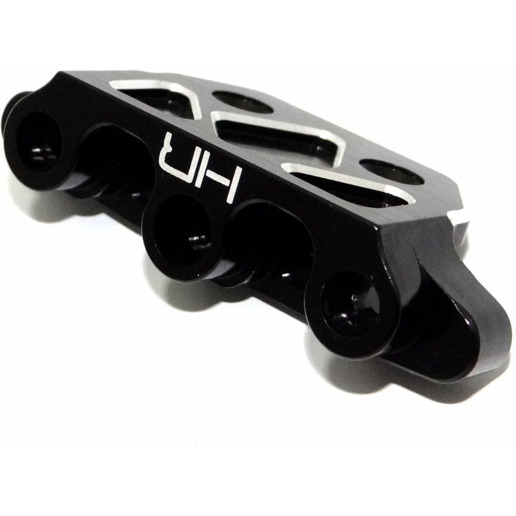 Hot Racing LCF09A01 Aluminum Rear Hinge Pin Brace and Skid Plate - TRA