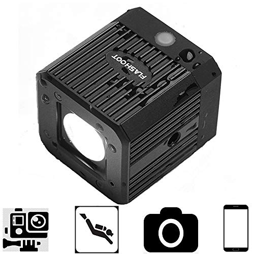 Flashoot C-08 8W 200LUX/1M Mini Aluminum LED Video Light with 1/4" Compatible