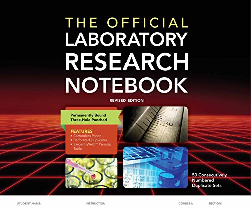The Official Laboratory Research Notebook (50 duplicate sets): .
