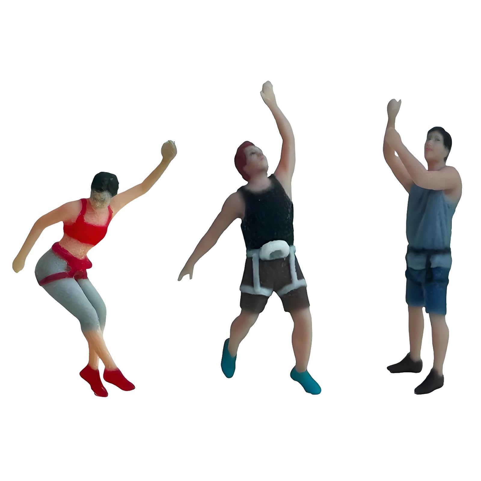 ZWWAAZHF Realistic Rock Climber Figure Model for Architectural Displays Dioramas Props 1: 64 Scale Hand Painted Miniature Figures Rock Climber Figure