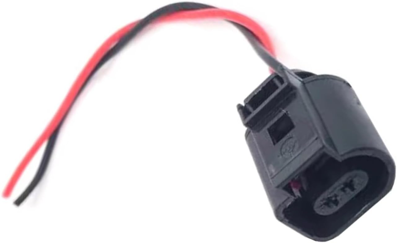 Automotive Ignition Coil Parts Compatible With VW 1J0973702 2 Pin Female Car Ignition Coil Wire Harness Connector Plug Replacement Parts