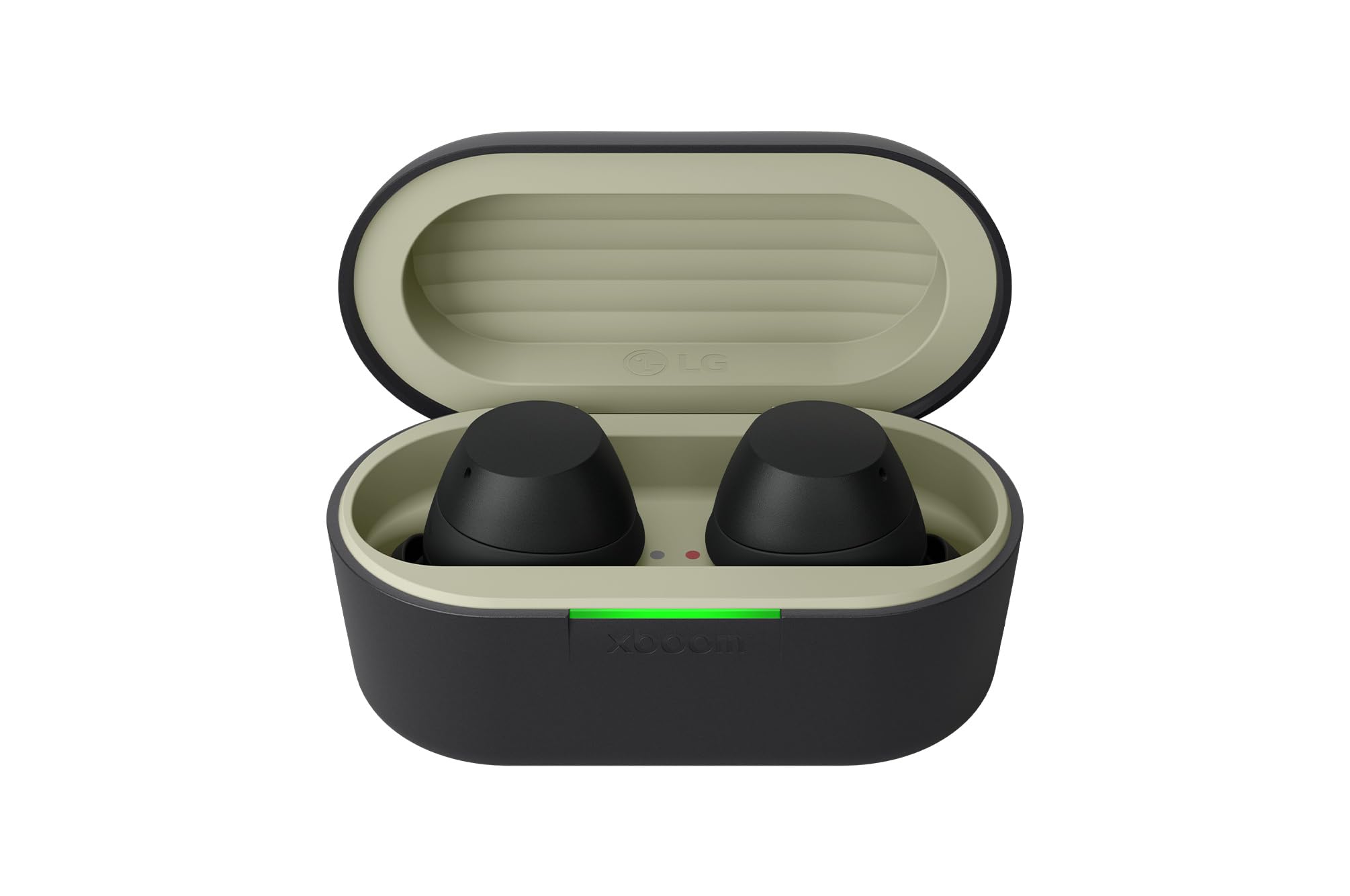 LG,xboom Budslite,In-Ear Bluetooth Kopfhörer,Bluetooth kopfhörer Sport,Flugzeug Kabellose In Ear Bluetooth Kopfhörer Ohrhörer,Noise Cancelling, IPX4-Spritzwasserschutz,Schwarz