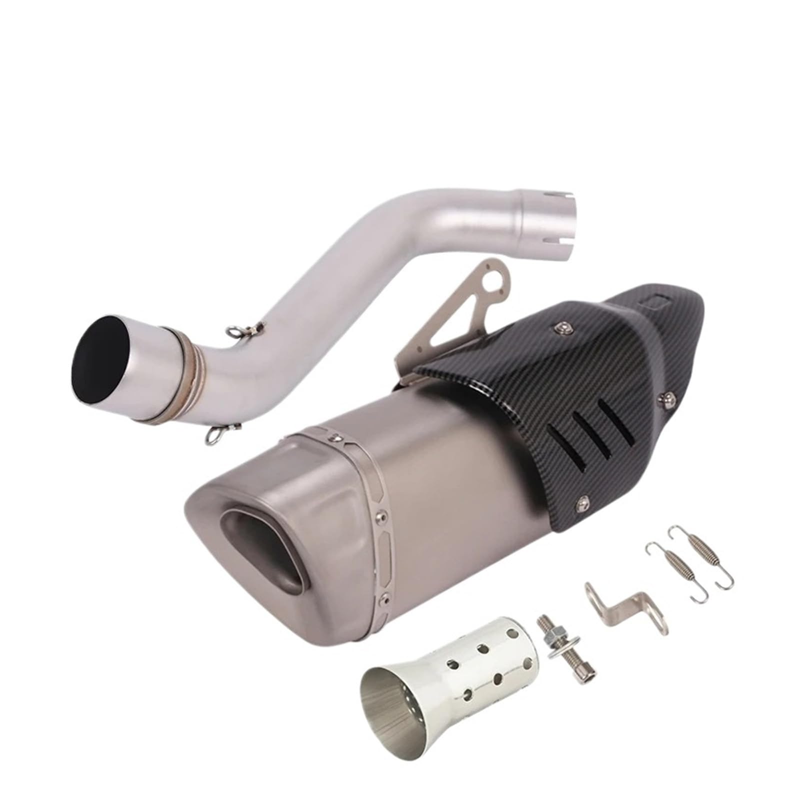 Marmitta Scarico Moto Per CFmoto Per 700MT Per CF 2025 2026 Sistemi Di Scarico Moto In Acciaio Collegamento Tubo Fuga Silenziatore 51mm Coda