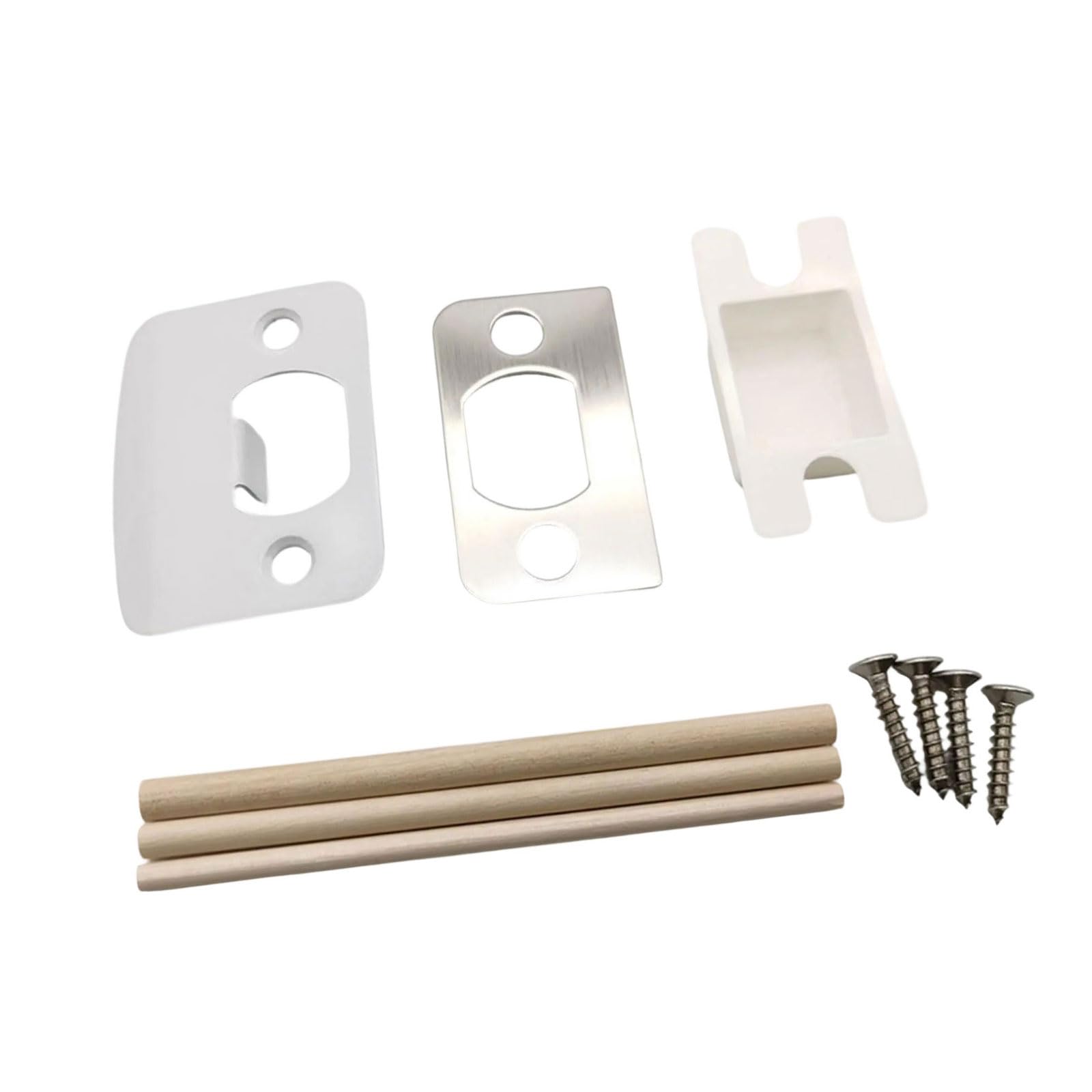 Multipurpose Standard Door Strikes Plate with Shims Residential Security Designs Strikers Fix Door Latches Latches Restorers