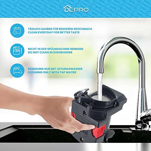 DL-pro Brühgruppe Brüheinheit für DeLonghi 5513227891 7313251451 mit Reinigungsbürste für ECAM ETAM PrimaDonna Magnifica… – Bild 6