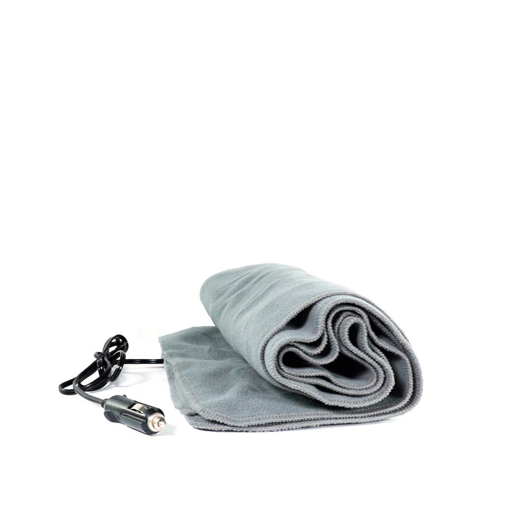 Schumacher Electric Heated Polar Fleece Lap Blanket, SA877, 64 Inch Cord, for Emergencies, Road Trips, Camping, and Tailgating, Plugs into 12 Volt DC Accessory Outlet