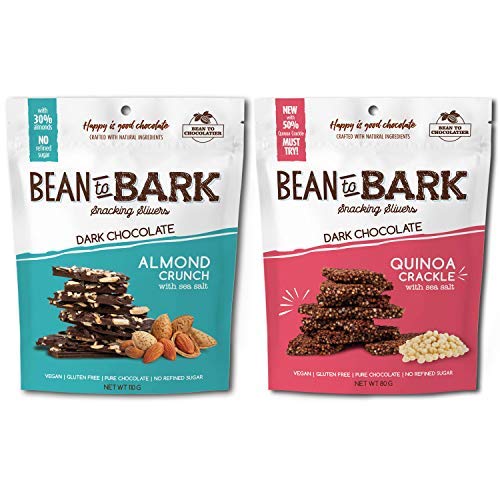 Pink Harvest Farms Bean To Bark Dark Chocolate: Almond Crunch + Quinoa Crackle (B08GKXGPPW) Amazon Price History, Amazon Price Tracker