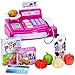 Sophia's Doll Sized Cash Register and Pretend Food for Dolls or Plush Friends 18 Inch Doll Playset Grocery Set with Sounds Doll Accessory