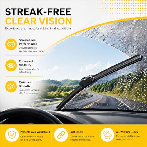 Image of DOG TAIL 22 inch Wiper Blades 2 Pack - All-Season - J Hook