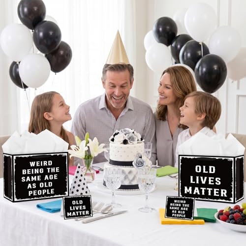 Bolsa de regalo Black Old Lives Matter LUUFILx textil lavable para empaque resistente 3