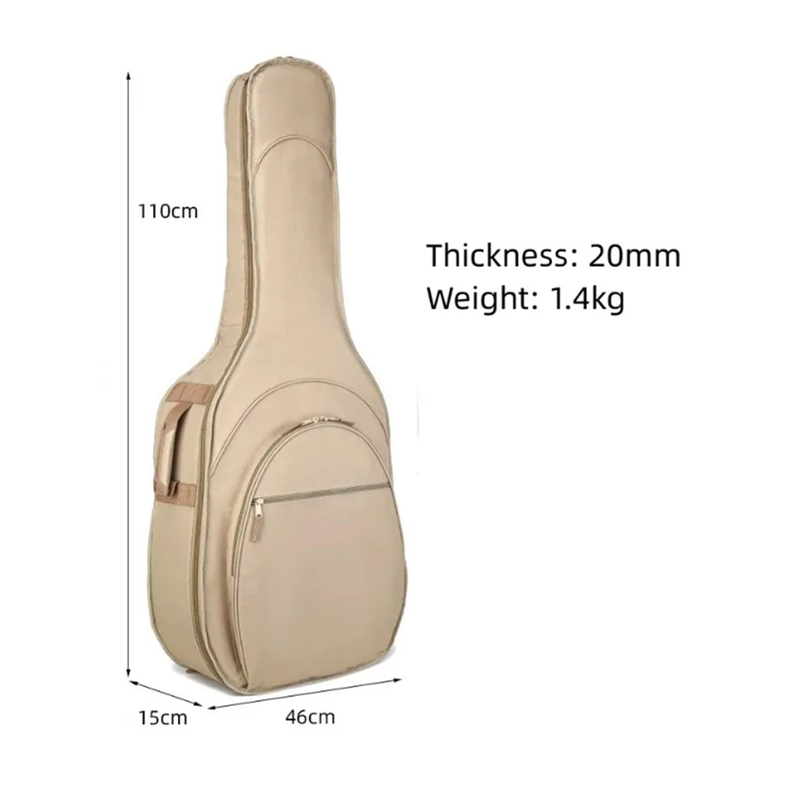 Custodia per Chitarra Custodia for Chitarra Acustica Borsa Morbida Interna Addensare Accessori for Chitarra Classica(38 39 Inches)