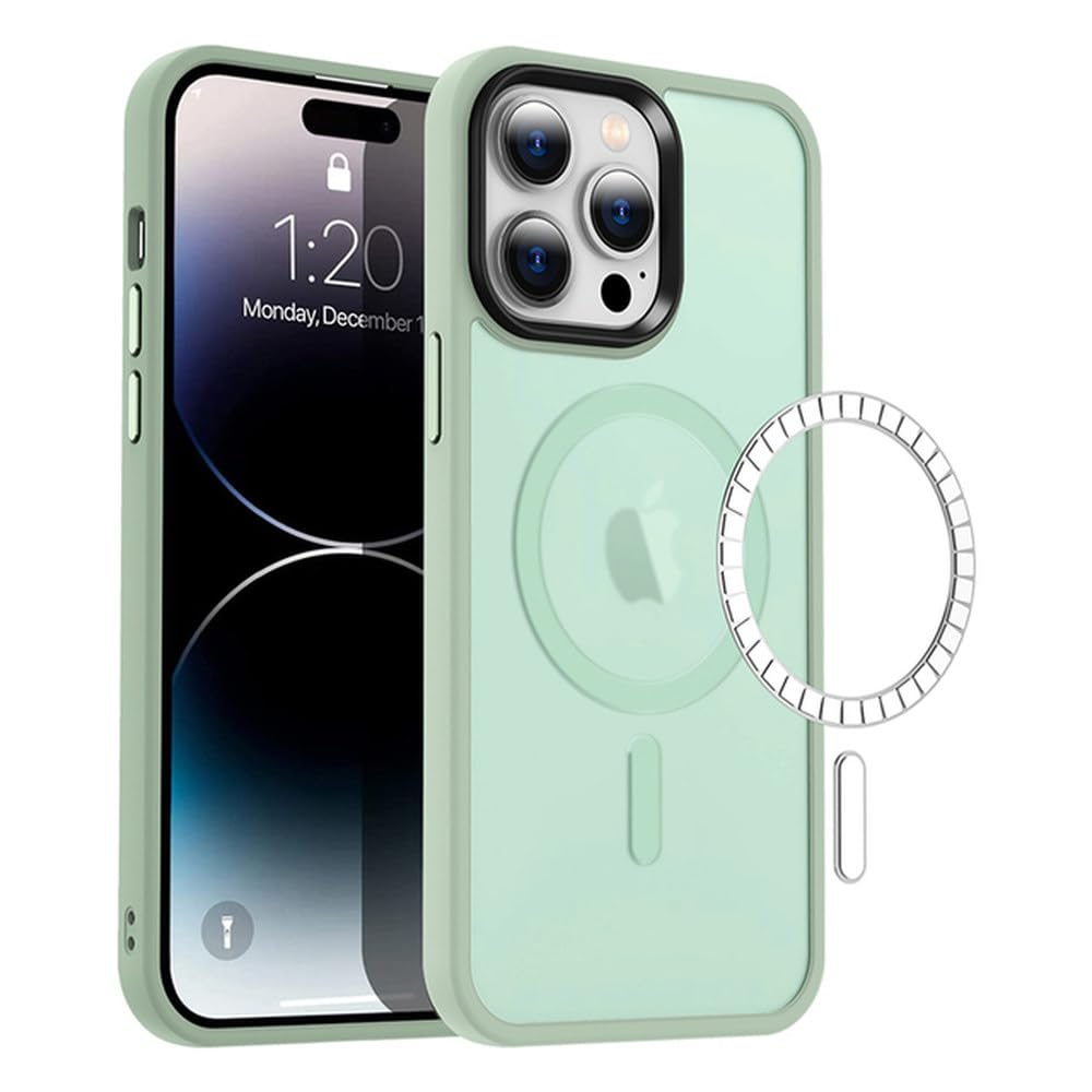 Coque de protection mate magnétique violet foncé style premium iPhone - 7
