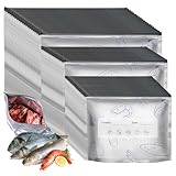 60 Pcs Bolsas Congelacion Bolsas para Congelar Alimentos 20 x 13 cm,26 x 29 cm Frescura Duradera Ideal para Almacenar Mariscos Carnes Verduras Frutas Disponible