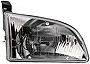 Evan Fischer Passenger Side Headlight Compatible with 1998-2000 Toyota Sienna - TO2503123