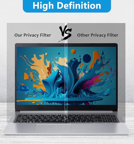 Image of FILMEXT 14 Inch Laptop Privacy Screen, 16:10 Aspect Ratio | Compatible with Lenovo Hp Dell Acer Asus Envy Xps, Removable Anti-Blue Light Glare Anti Spy Laptop Screen Privacy Filter