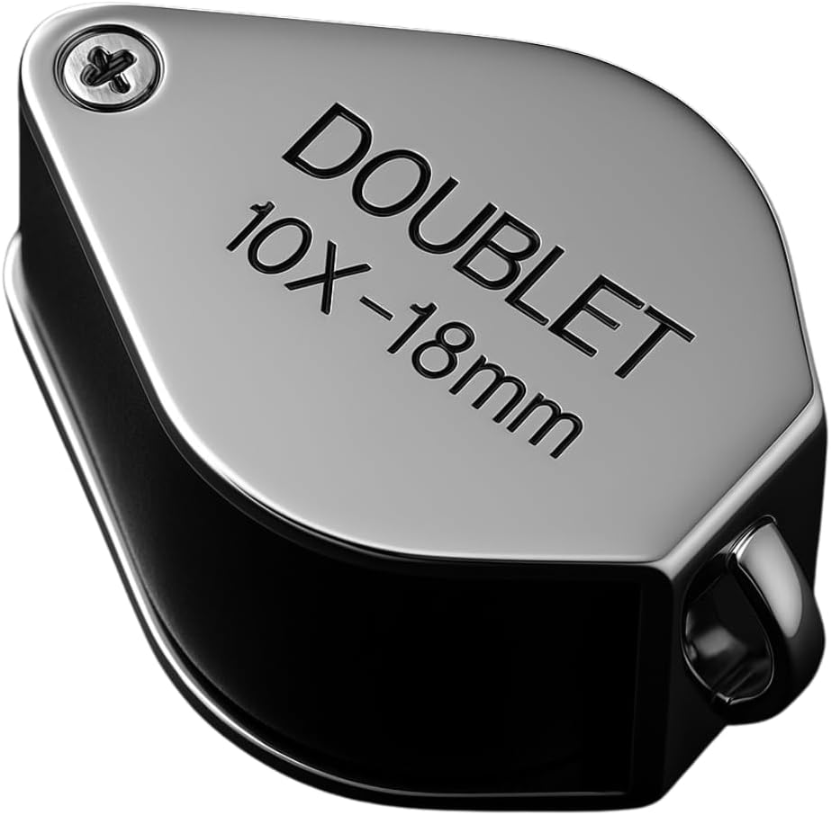 MAXIMIZE Corrective Jeweler's Loupe | 10X Power Magnification | Advanced Spherical & Chromatic Aberration Correction | 3/4" (1.9 cm) Lens | Ideal for Fine Detail Inspection