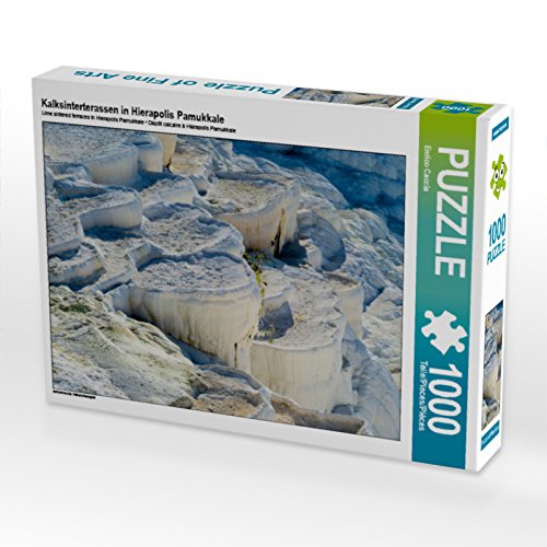 CALVENDO Puzzle Kalksinterterassen Pamukkale – 1000 Teile, 64x48 Cm, Premium-Qualität Aus Europa