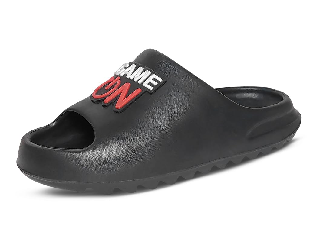 Keneye Game ON Boys and Girls Soft and Comfortable Slippers Slide White Red UK/IN-11 (B0D14FSMSH) Amazon Price History, Amazon Price Tracker
