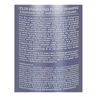 color enhancing purple shampoo