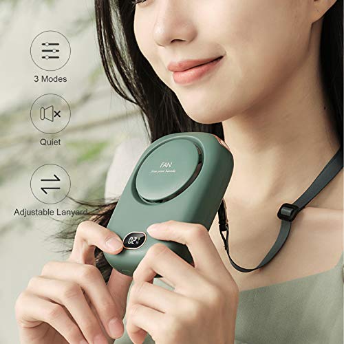 Staright Ventilador de colar Mini Ventiladores vestíveis Ventilador de banda de pescoço USB recarreg