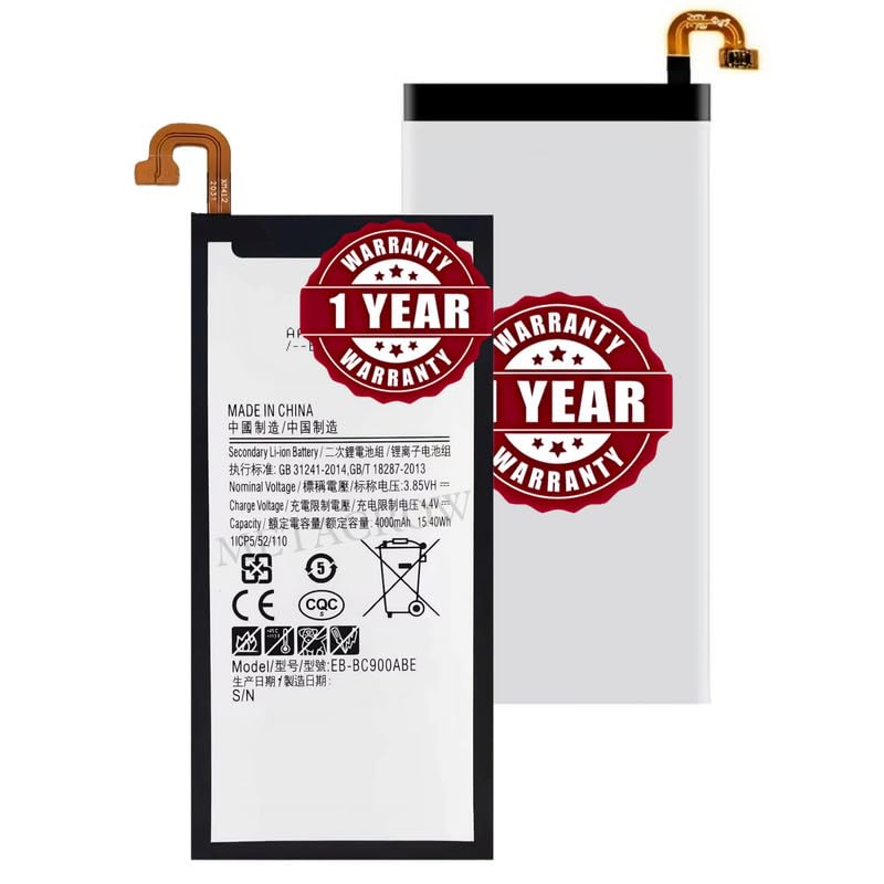 Image of Original EB-BC900ABE Battery Compatible for Samsung Galaxy C9 Pro - (4000mAh) - 1 Year Warranty JK1
