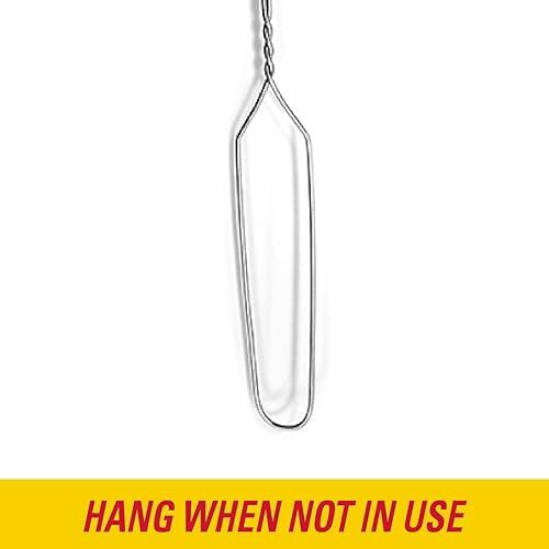 Miniatura 5 de PIC Matamoscas de alambre con mango de metal (los colores pueden variar), paquete de 6