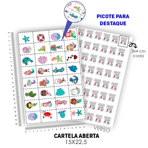 Tatuagem Temporária Infantil Sereia | Kit Festa 32-031