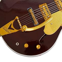 George H (The Beatles) : Guitare Country Gentleman – Réplique de guitare miniature - Les Beatles, Paul McCartney, John Lennon, RIngo Starr, George Harrison George H (The Beatles) : Guitare Country Gentleman – Réplique de guitare miniature – Image 4