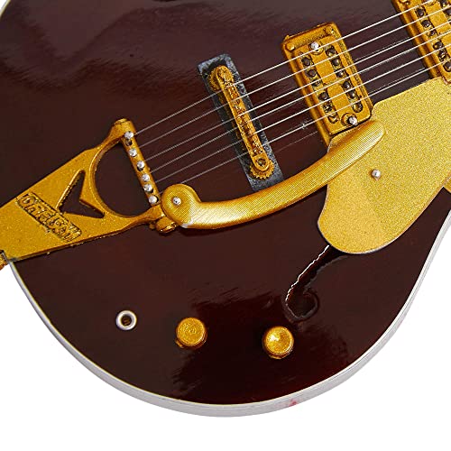 George H (The Beatles) : Guitare Country Gentleman – Réplique de guitare miniature - Les Beatles, Paul McCartney, John Lennon, RIngo Starr, George Harrison George H (The Beatles) : Guitare Country Gentleman – Réplique de guitare miniature – Image 5