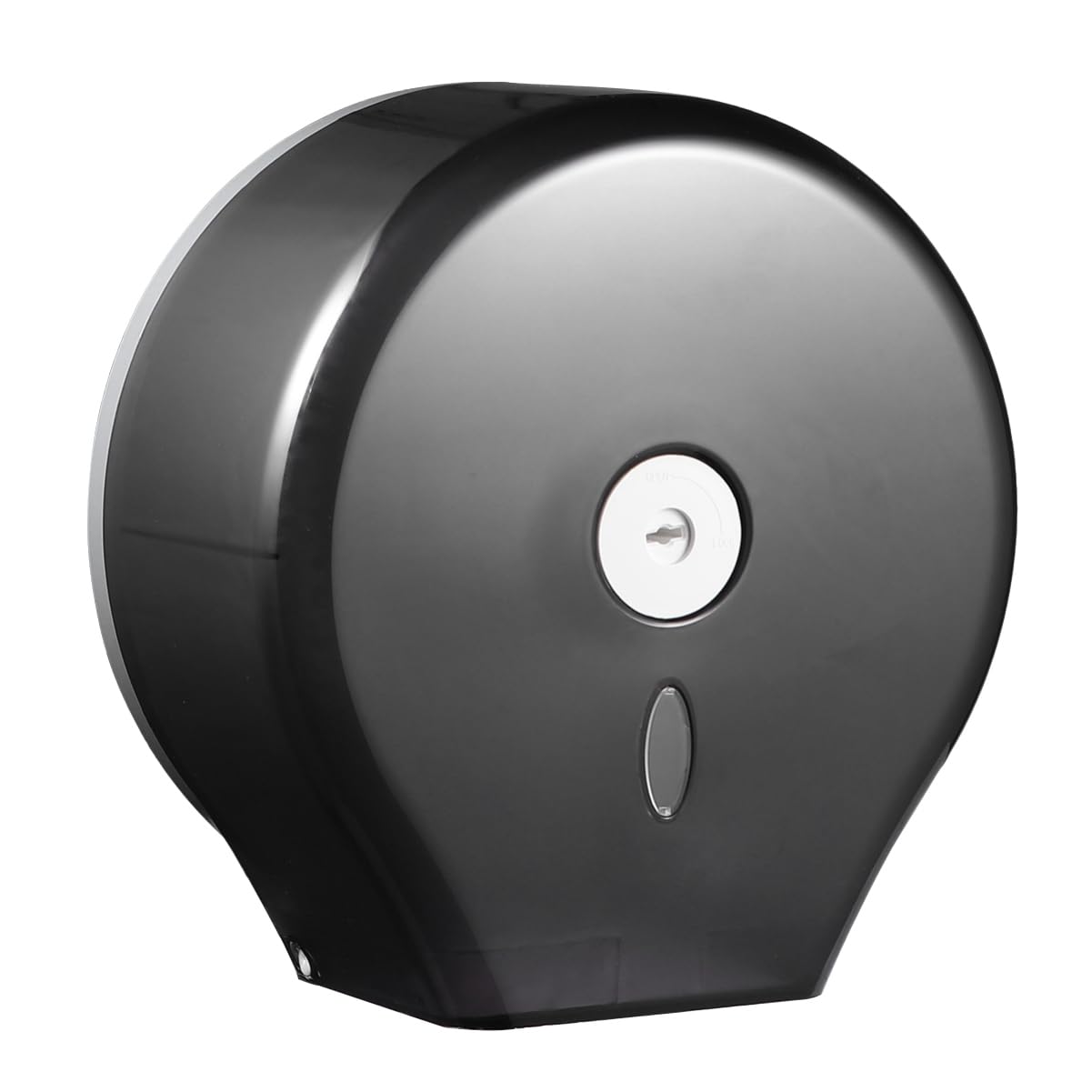 Negro Portarrollos Abs Redondo de Papel Higiénico de Pared