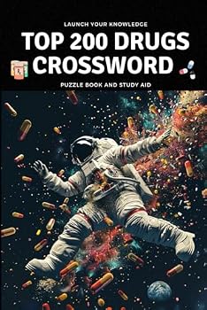 Paperback Top 200 Drugs Crossword: Pharmacology puzzle book and study aid Book