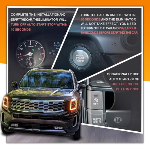 NJSBYL Auto Start Stop Eliminator for Kia Telluride 2020 2021 2022 2023 2024 Automatic Stop Start Engine System Delete/Disable/Canceller Device Wiring Harness Idling Stop System ISG Cancel Cable - Thumbnail 3