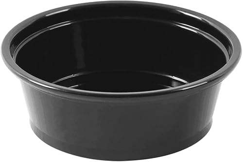 Miniatura 5 de Karat [2500 juegos, tazas de porción de 1.5 oz – Vasos de polipropileno transparente para condimentos para aderezos, salsa, souffle, recipientes de