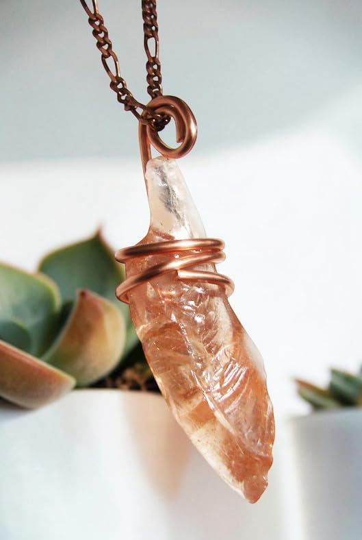 Gorgeous Genuine Monatomic Andara Crystal Pendant Copper #285