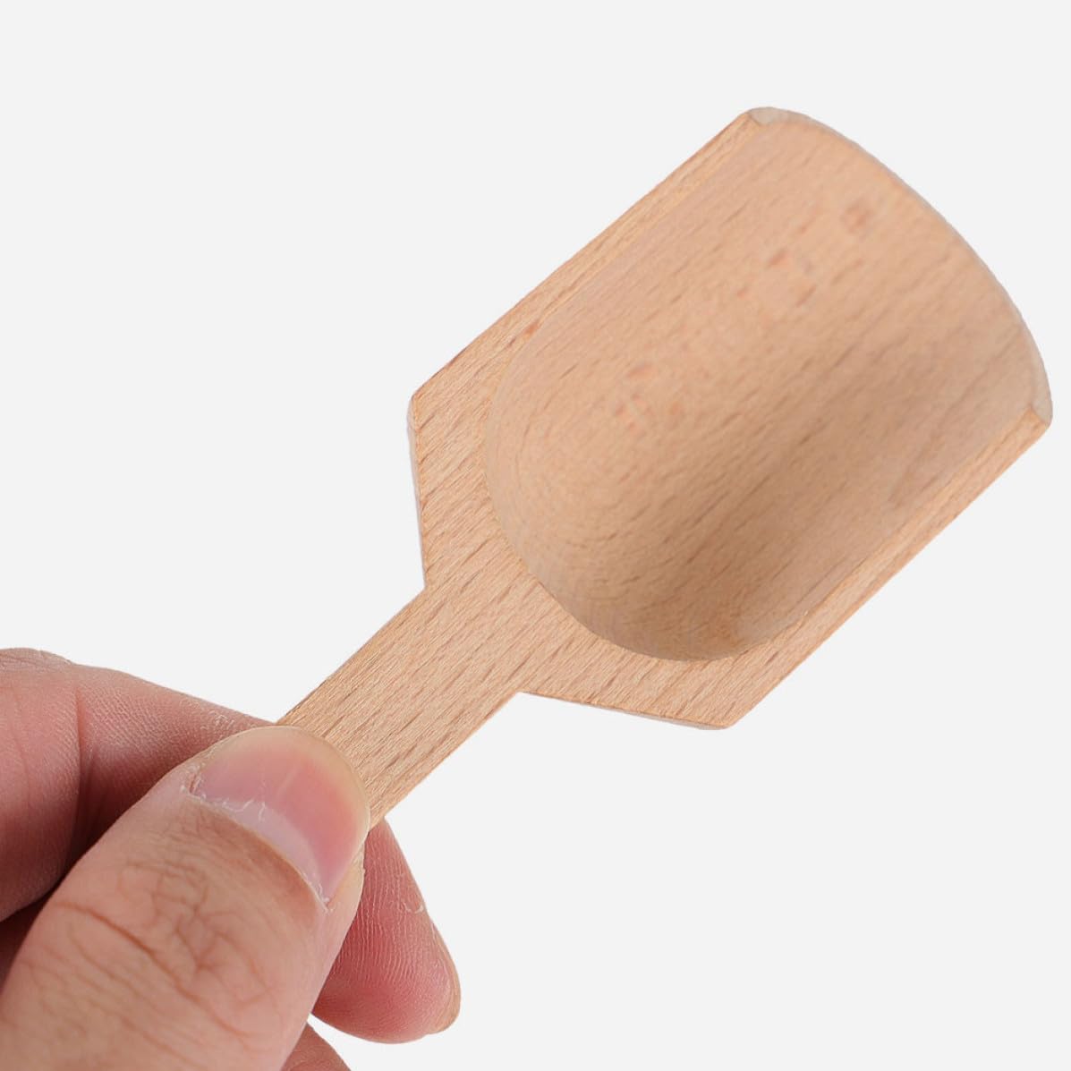 3pcs Wooden Salt Spoons for Bath and Kitchen Seasoning Use