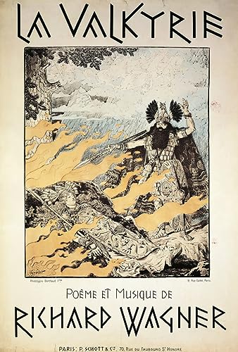 Affiche Toile Paris par Eugène Grasset décoration murale salon