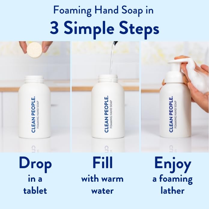 The Clean People Foaming Hand Soap Tablets