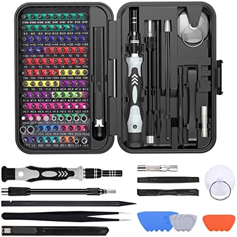 Upgrade Precision Screwdriver Set, 132 in 1 Magnetic Screwdriver Set ...