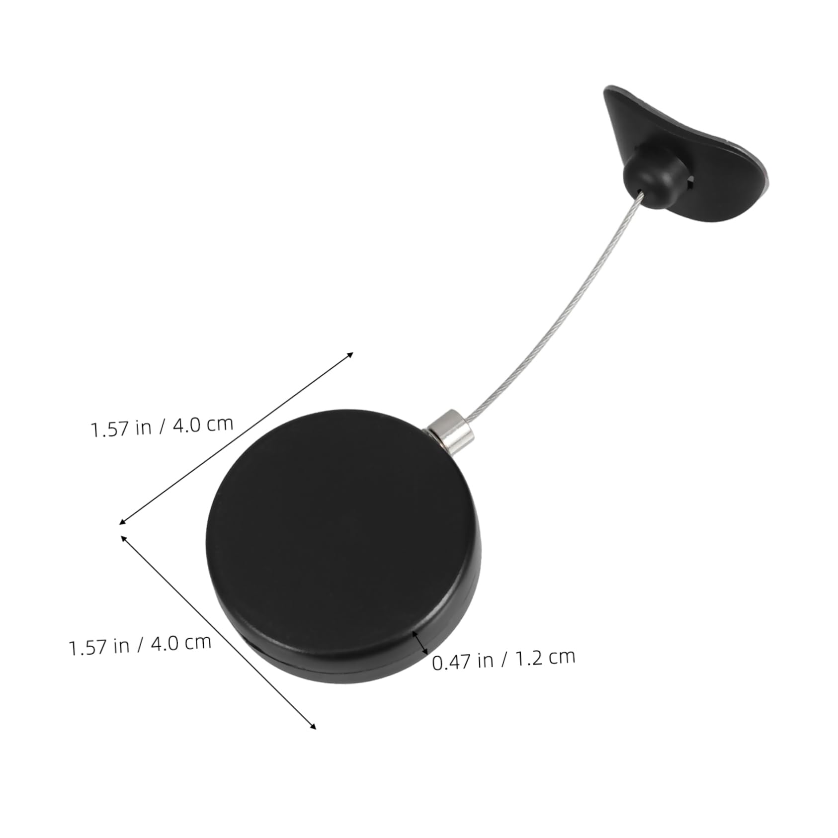 ARTIBETTER 2pcs Retractable Steel Cable Lock for Tv Remote and Tablet Security Anti-Theft Wire Rope for Showroom and Luggage Safety