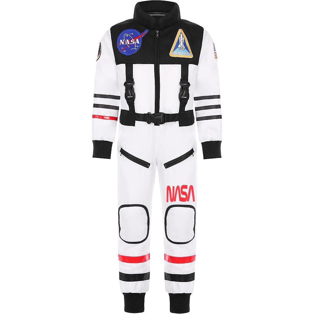 Disfraz de astronauta para niños, fiesta de Halloween, regalos espaciales (8-10 años) 2