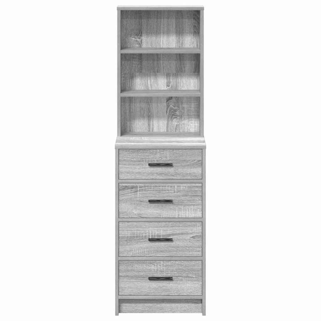 Mesa de buffet de fácil cuidado con superficie mate y espacio de almacenamiento para vajilla y decoración como mesa de servicio moderna para eventos y vida cotidiana, así como