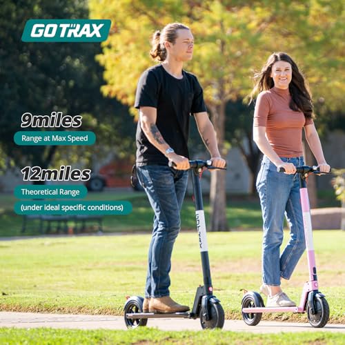 Image of Gotrax Electric Scooter for Adult,8.5 inch Tire,12 Mile & 15.5Mph by 250W Motor | 8.5 inch Front Air & Rear Solid Tires, 36V 5.2Ah Battery, Big LCD Display with Cruise Control, Drum Brake Foldable Escooter