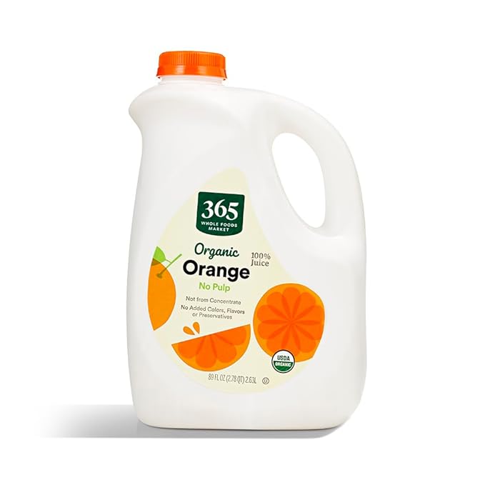 365 by Whole Foods Market, Organic Pulp Free Orange Juice, 89 Fl Oz