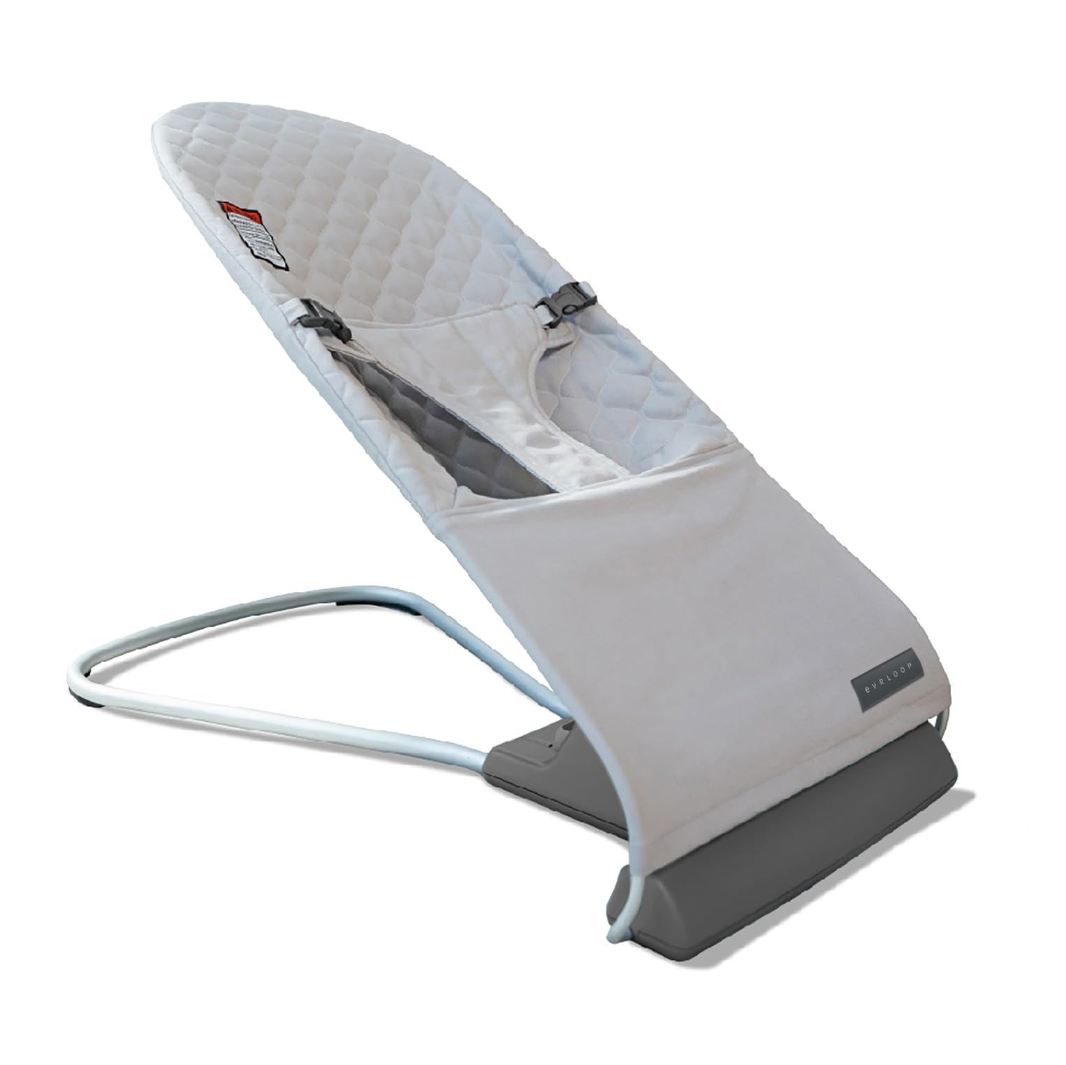 Evrloop Safe & Sustainably-Made Bouncer, Organic Cotton and Wool Cover, Made with 100% Recycled and Regenerative Materials, Buyback Guarantee with 20% Cashback Rebate, Newborn to Toddler