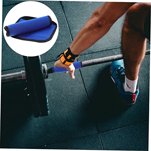 BRIGHTFUFU 2Pcs Barbell Mat Polyester Horizontal Bar Cover Slip Barbell Protector for Weightlifting Portable and Convenient Barbell Pad for Home Gym and Fitness Training