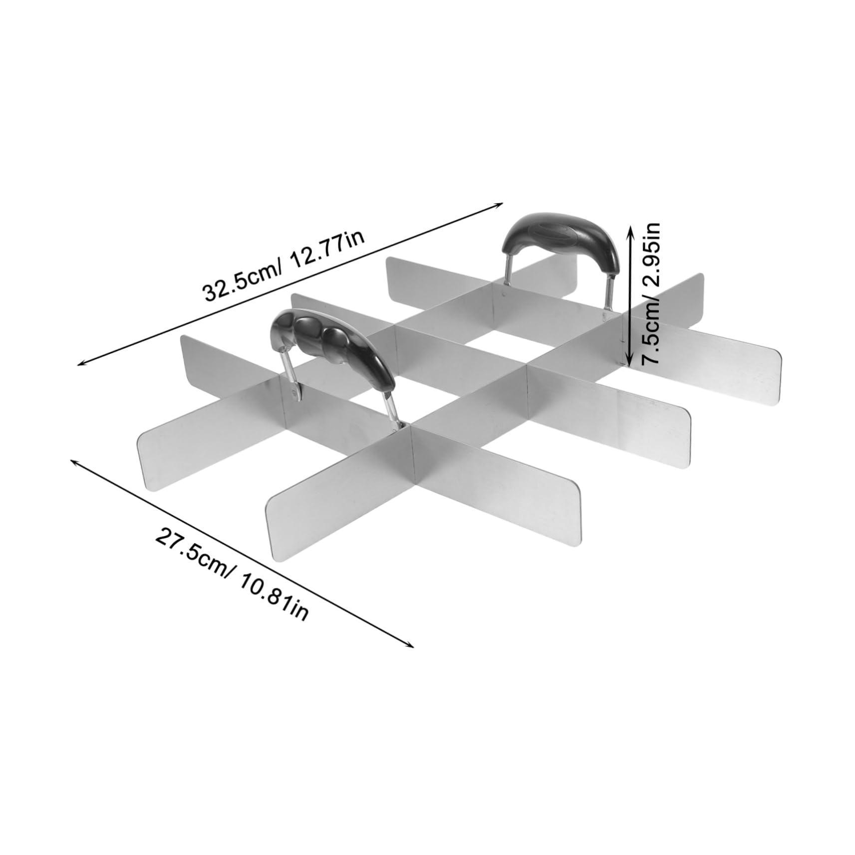 STOBAZA Stainless Steel Cake Slicer: Cake Divider With Handle Dessert Slicer For Tiramisu Rice And Pastry Baking Tool For Home Kitchen Accessories