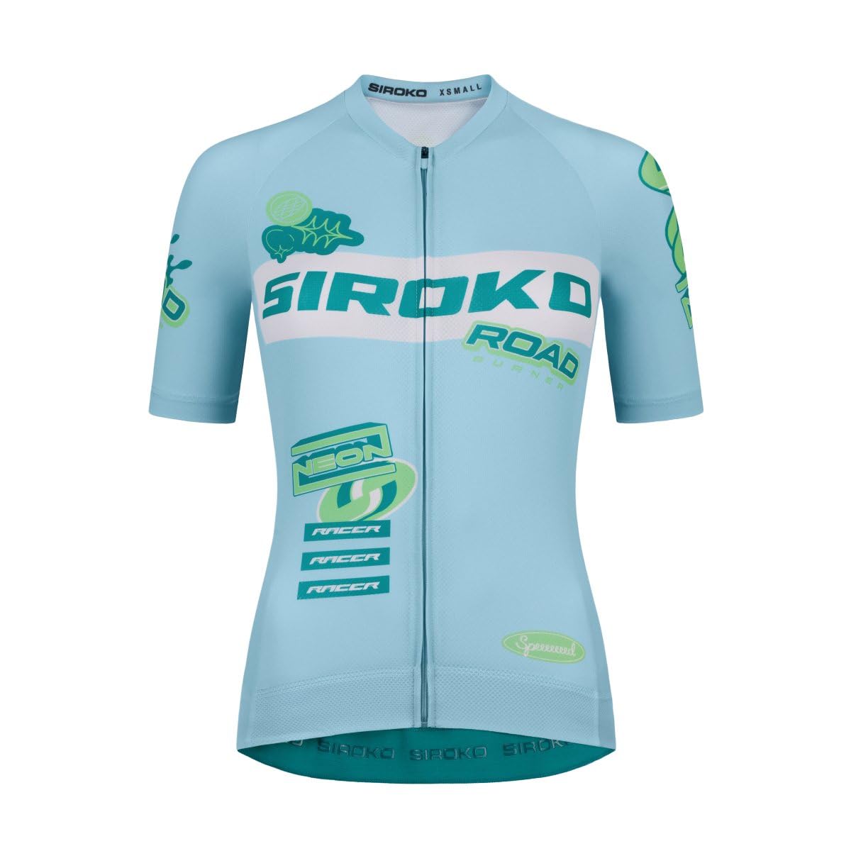SIROKO Maillot Ciclismo Mesh Manga Corta M8-W NRC Blue Azul
